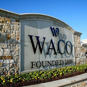 Welcome to Waco sign.